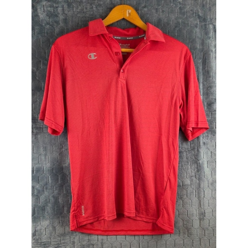 Champion Performance Women's‎ Short Sleeve Vapor Polo Scarlet Red Med